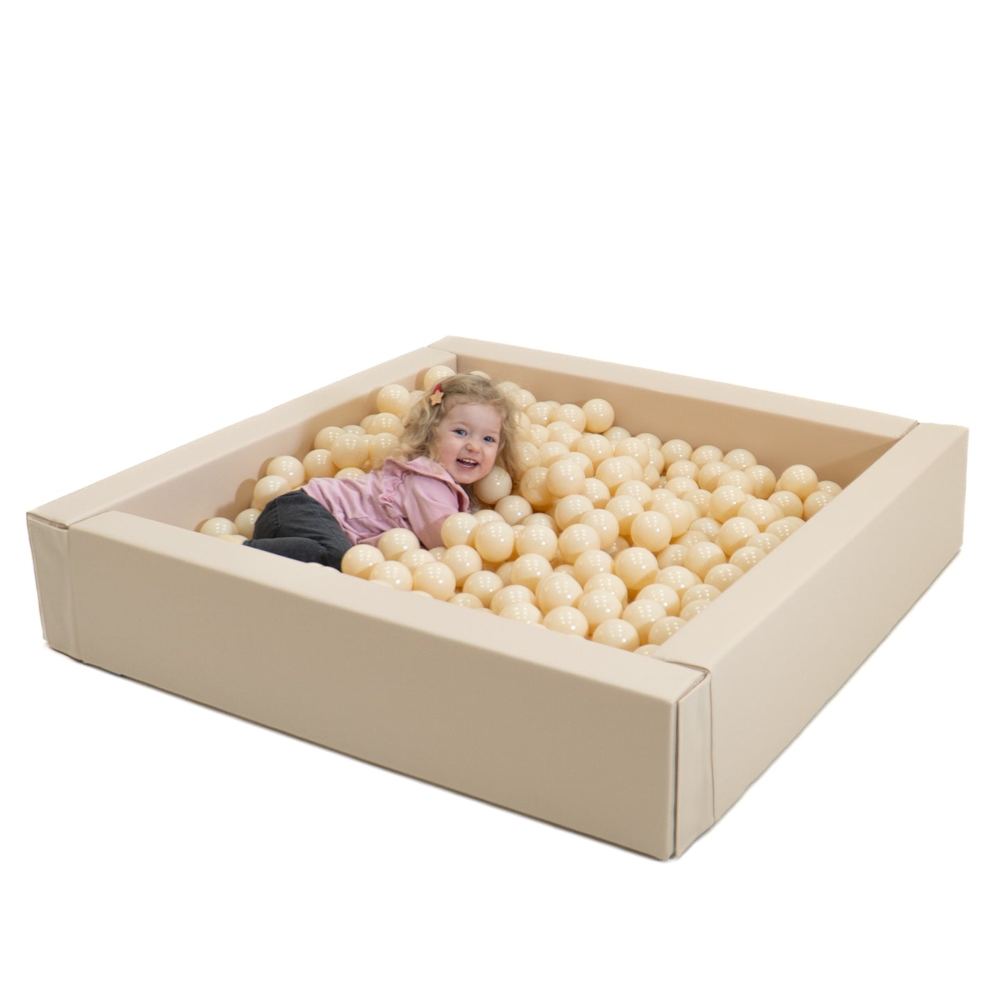 Soft Play Ball Pit - Beige
