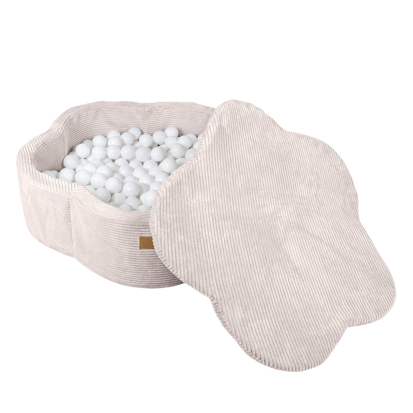 Foam Baby Ball Pit - Aesthetic Ecru Flower