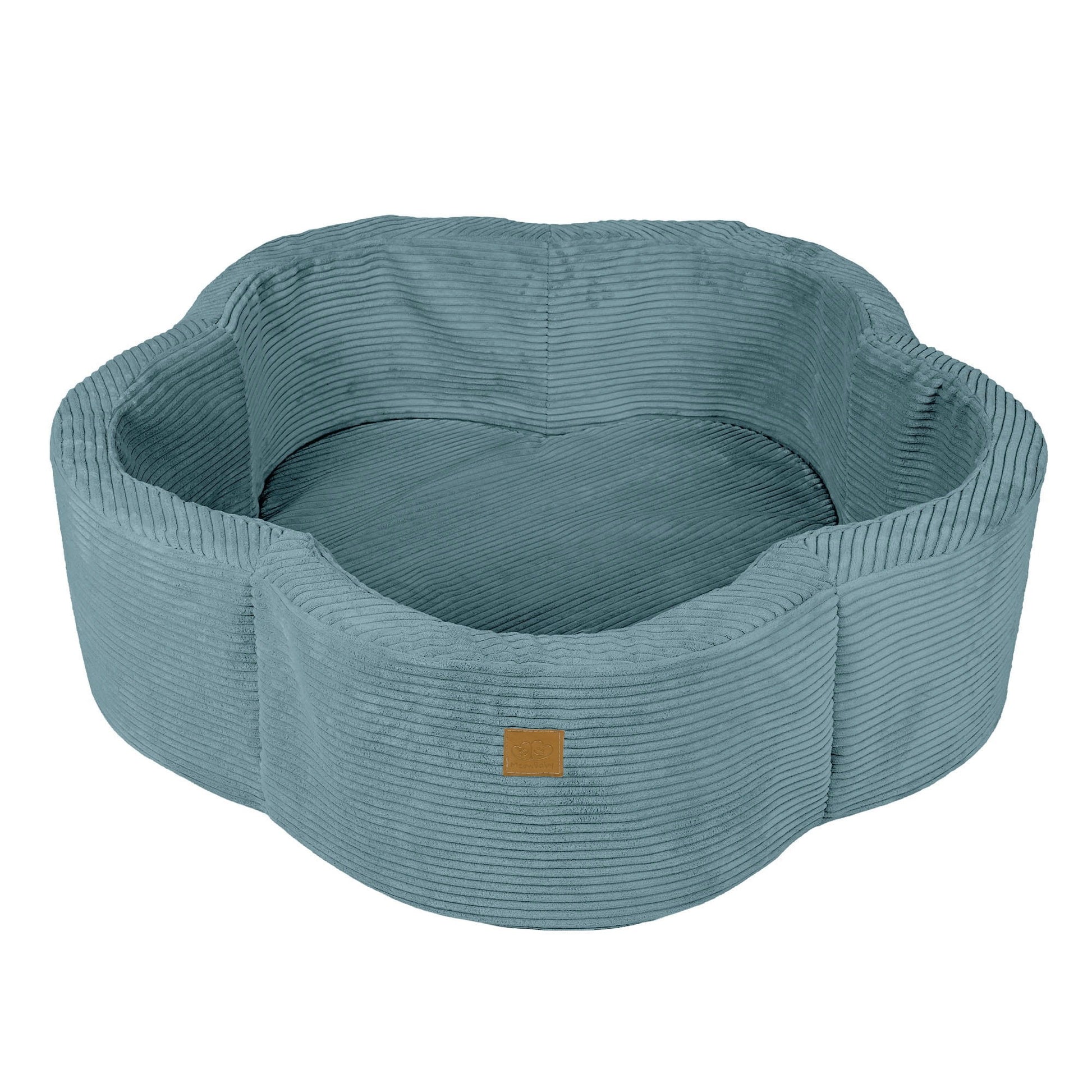 Foam Baby Ball Pit - Aesthetic Turquoise Flower