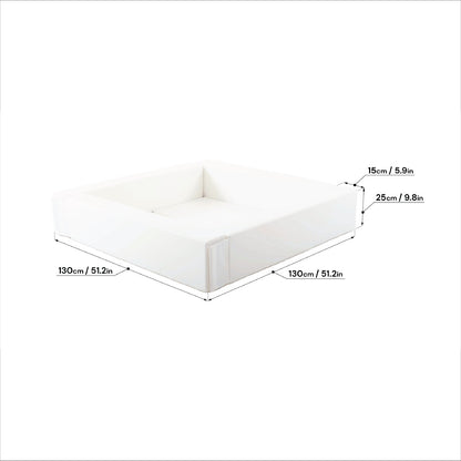 Soft Play Ball Pit - White