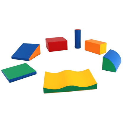 Soft Play 7 Foam Block Set - Multicolor Discoverer