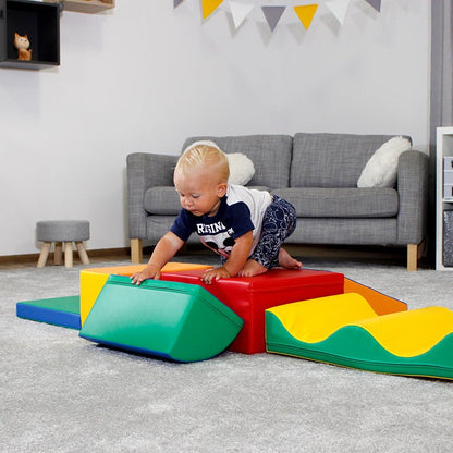 Soft Play 7 Foam Block Set - Multicolor Discoverer