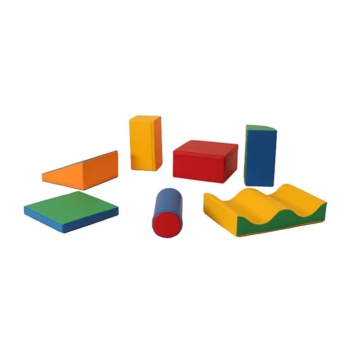 Soft Play 7 Foam Block Set - Multicolor Discoverer