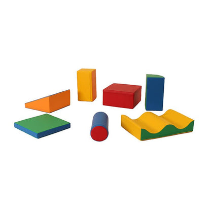 Soft Play 7 Foam Block Set - Multicolor Discoverer