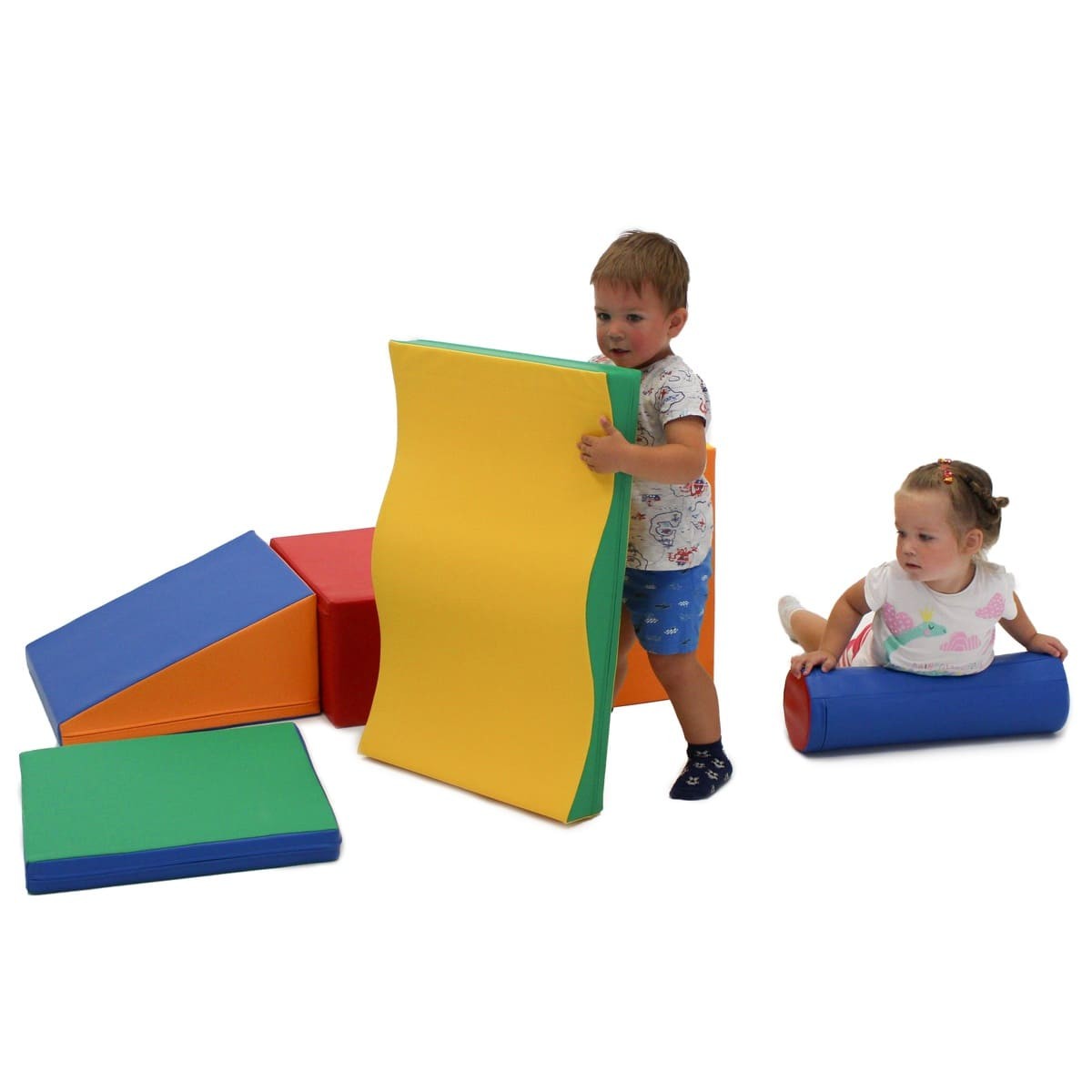 Soft Play 7 Foam Block Set - Multicolor Discoverer