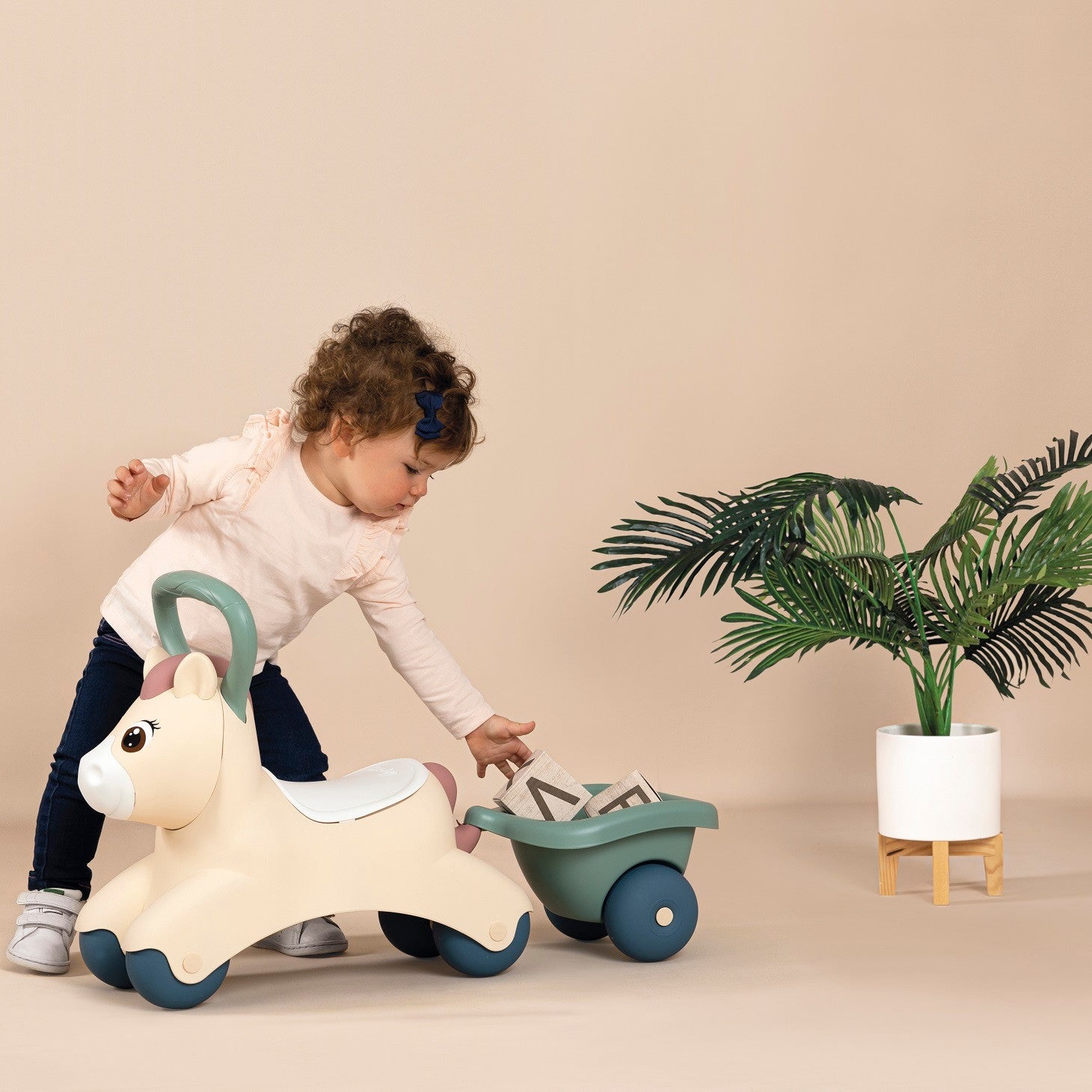 Little First Ride-On Pony with Trailer – SCANDI ANGEL