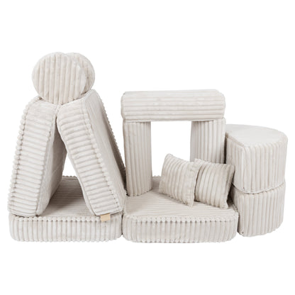 Medium Modular Sofa for Kids - Churros White Plus