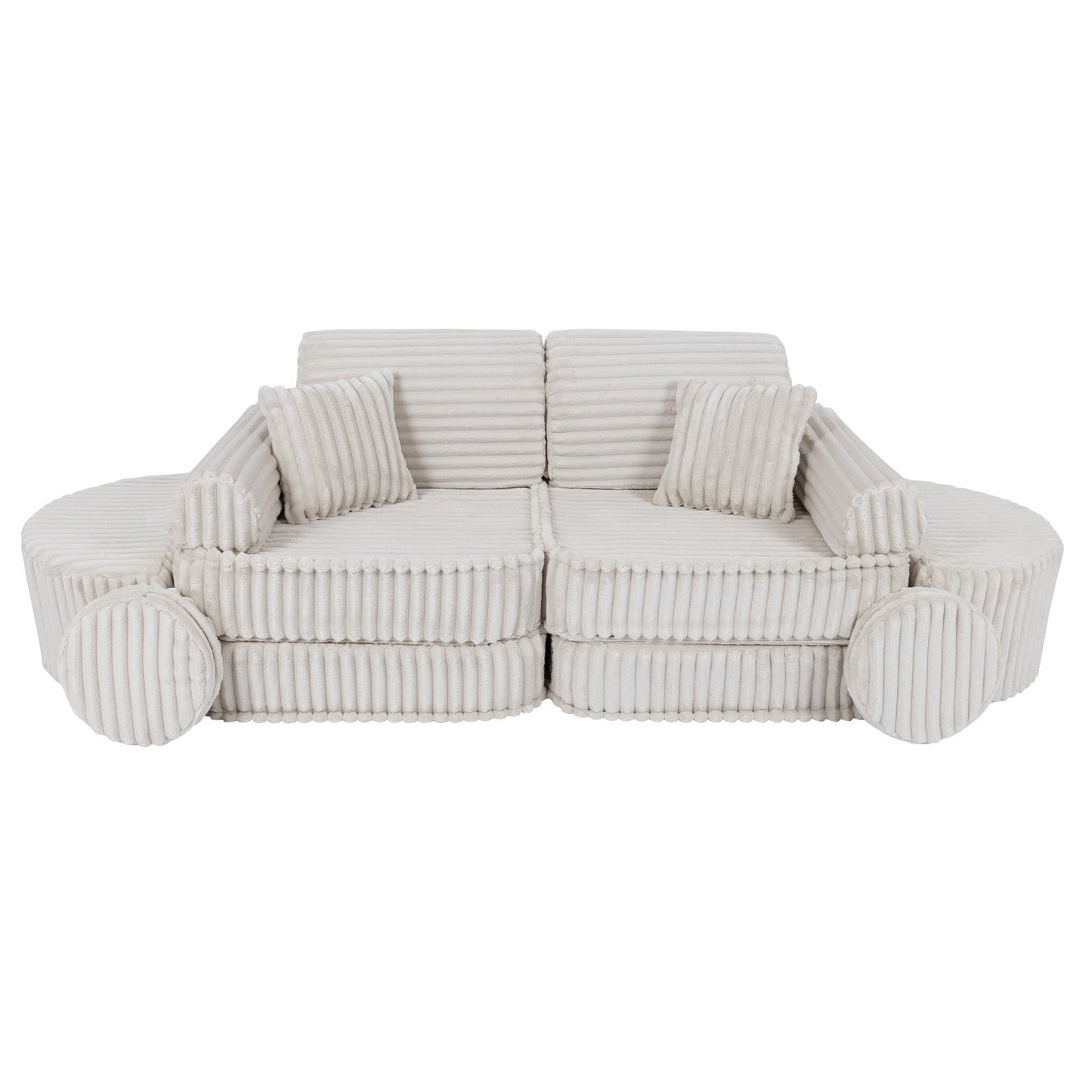 Medium Modular Sofa for Kids - Churros White Plus