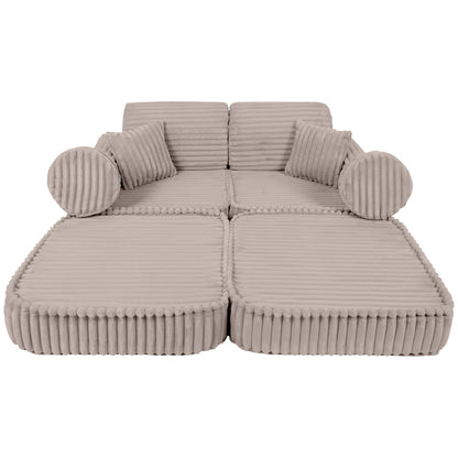 Medium Modular Sofa for Kids - Churros Beige