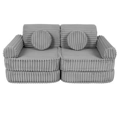 Medium Modular Sofa for Kids - Churros Moon Grey