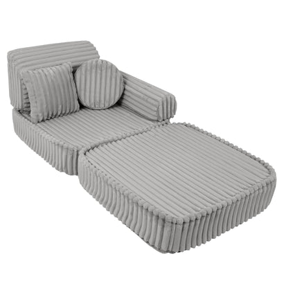 Medium Modular Sofa for Kids - Churros Moon Grey
