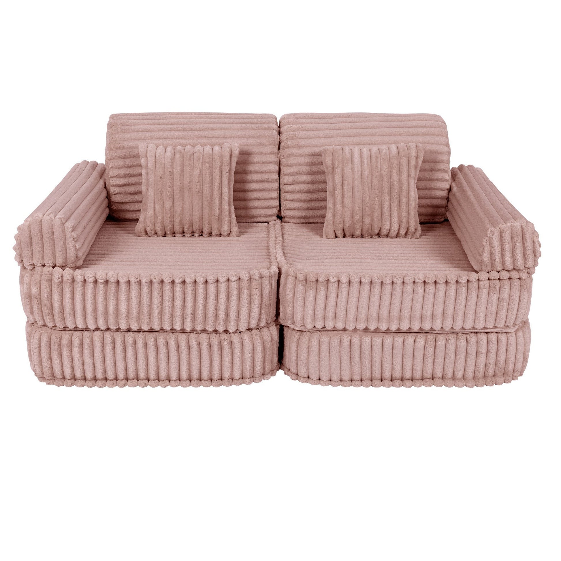 Medium Modular Sofa for Kids - Churros Pink