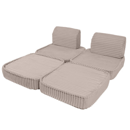 Small Modular Sofa for Kids - Churros Beige