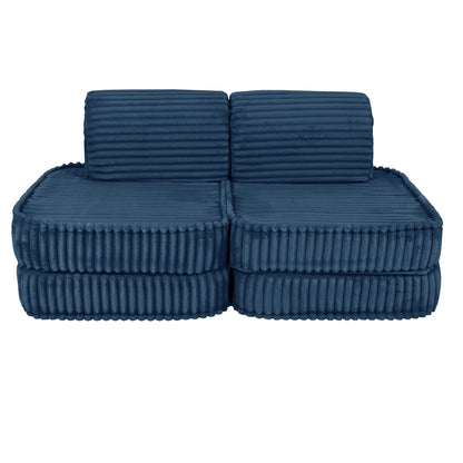 Small Modular Sofa for Kids - Churros Blue