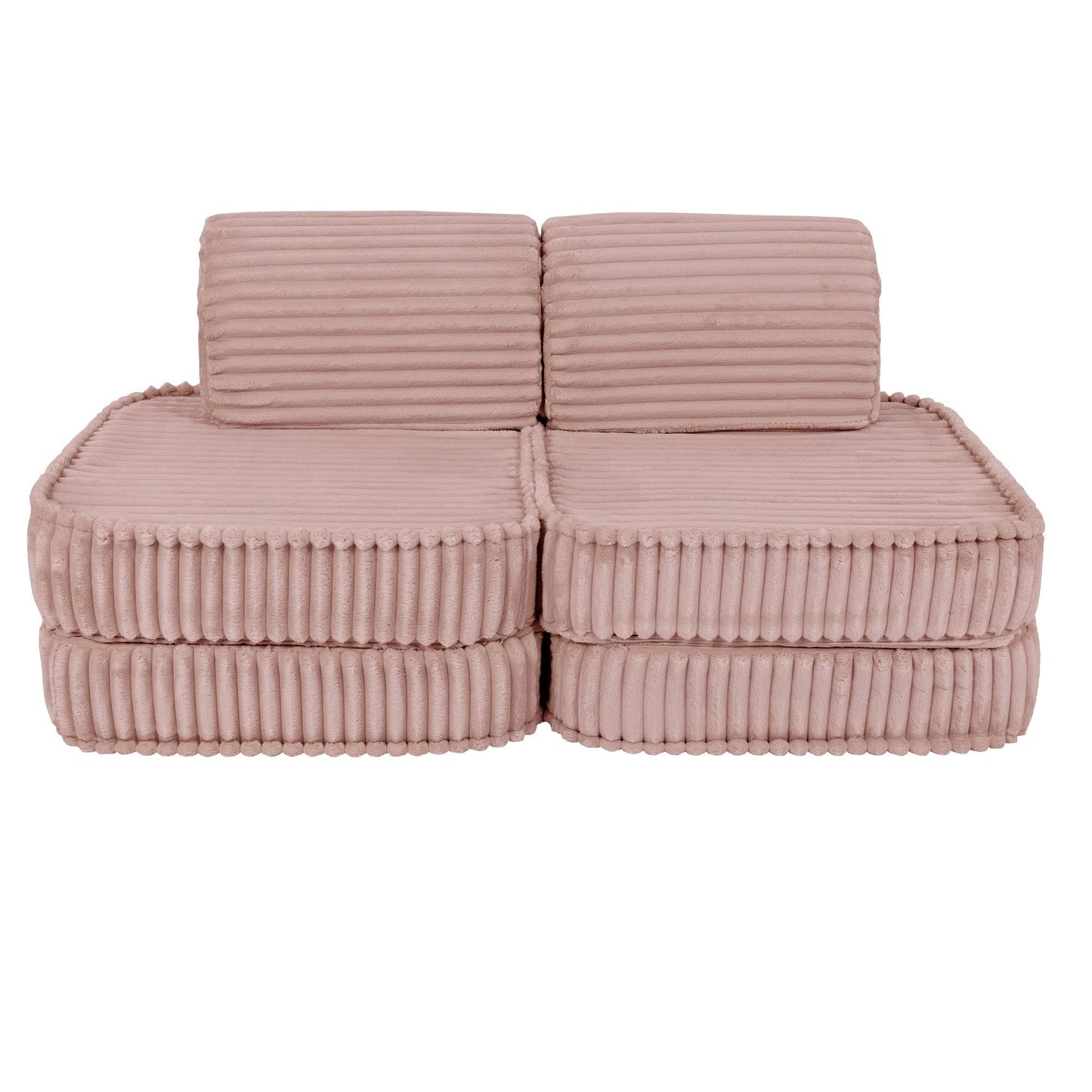 Small Modular Sofa for Kids - Churros Pink